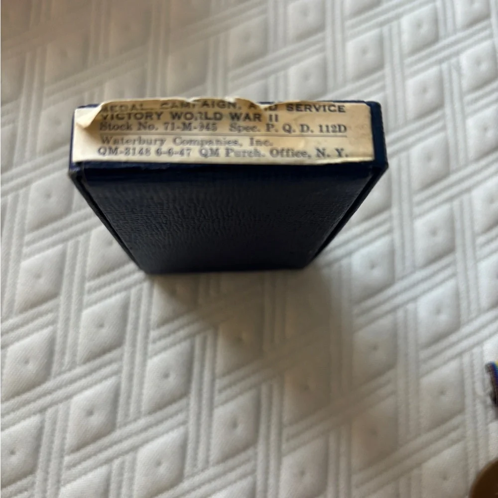 World War II Commemorative Medal with Ribbon Waterbury Companies